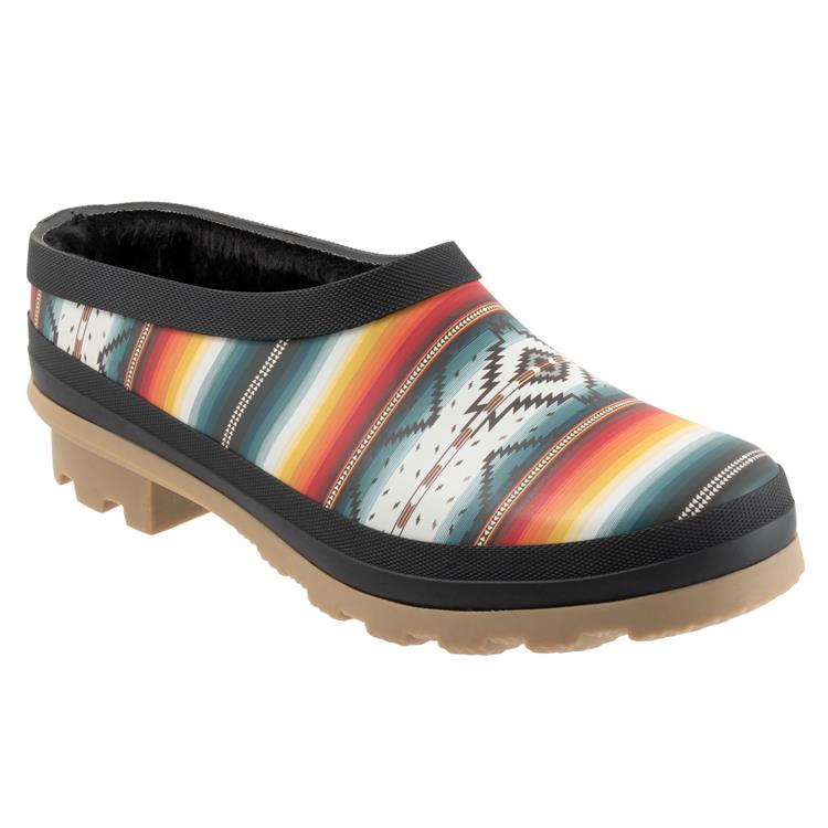 Saltillo Sunset Clog Black