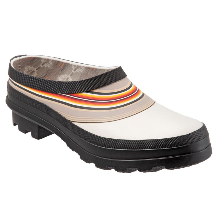 Serape Stripe Clog White